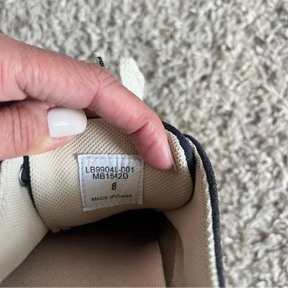 POLO SPORT Men's Dark Blue Suede Lace Up Sneakers Size 8 Low Top Tennis Shoes - Picture 4 of 6